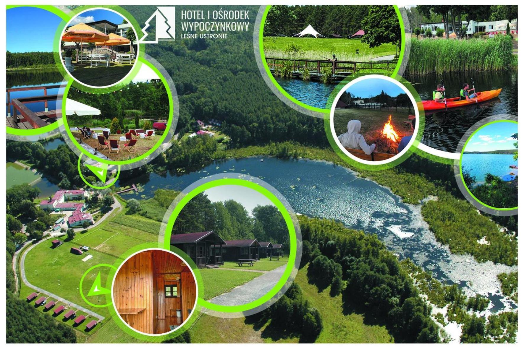 Отель Camping Lesne Ustronie Witnica Экстерьер фото